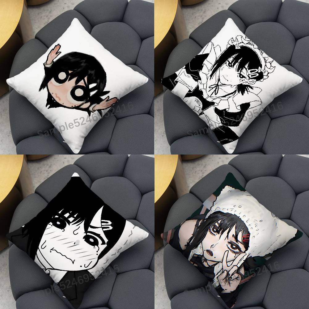 Home Textiles Inc - Kobeni C-Chainsaw Man Sarung Bantal Persegi