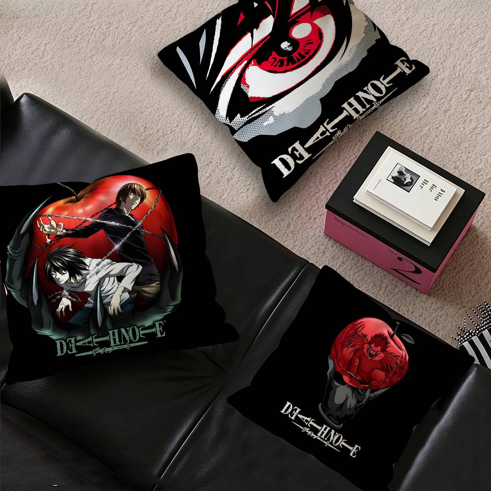 Home Textiles Notes - Sarung Bantal Desain Anime Death Note