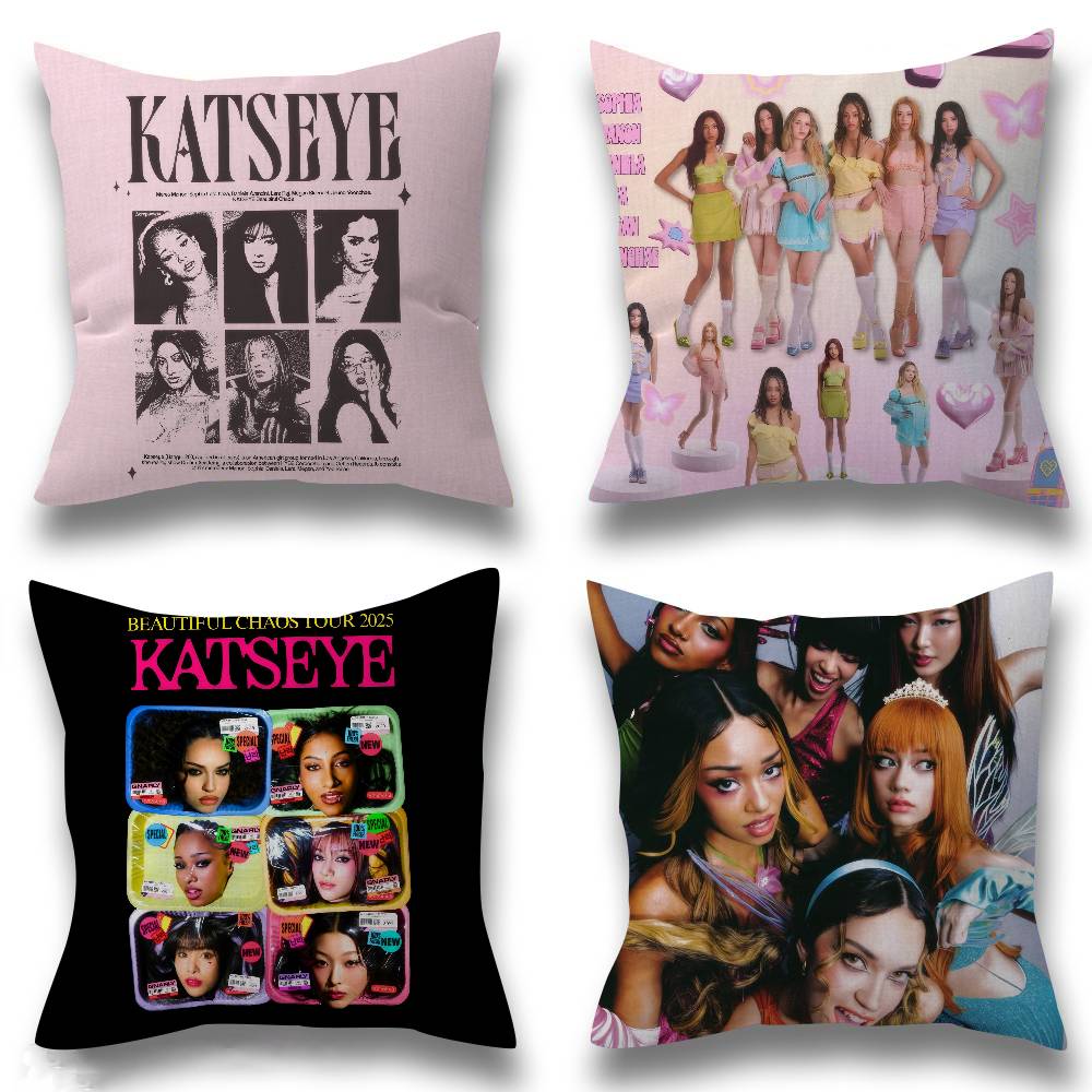 Home.Textiles Cushion - Sarung Bantal Kpop Hot Girl K-KATSEYE