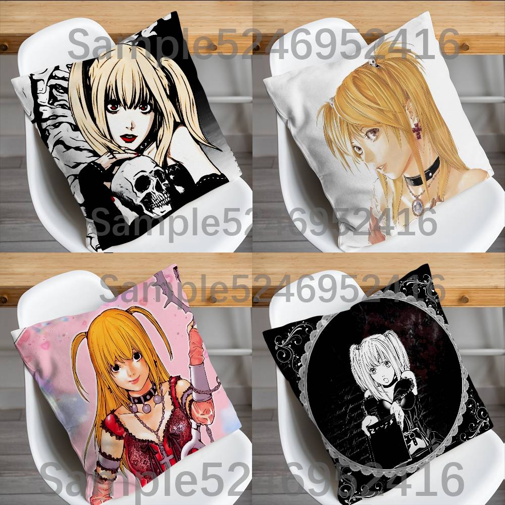 Home Textiles Notes - M-Misa Anime D-Death Note Sarung Bantal