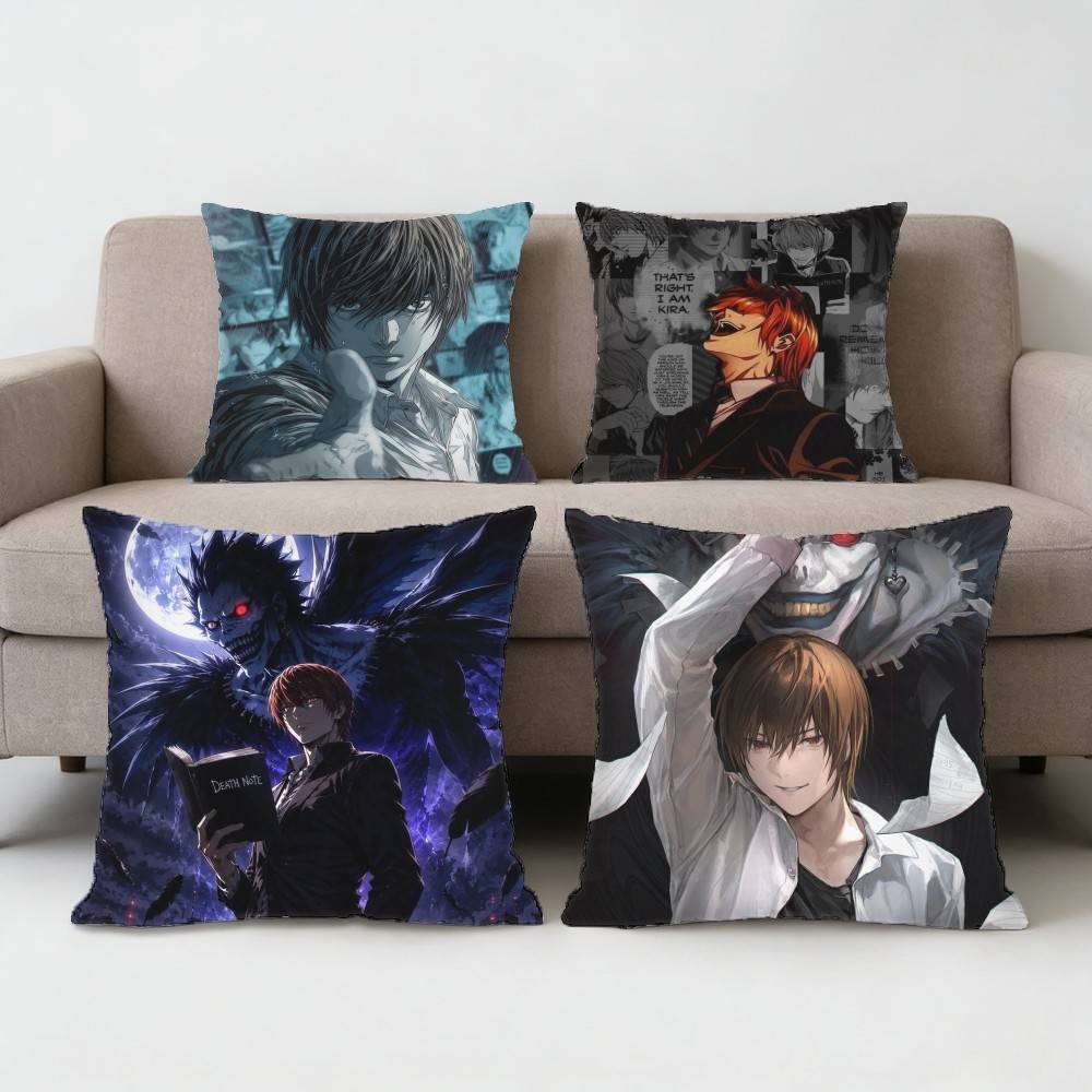 Home Textiles Notes - Sarung Bantal D-Death-Note Light Yagami untuk