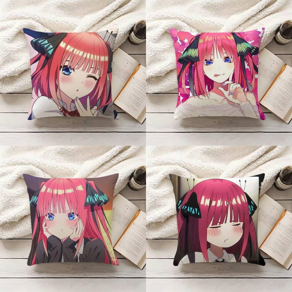 Home.Textiles Cushion - N-nino N-nakano Sarung Bantal Anime Sarung