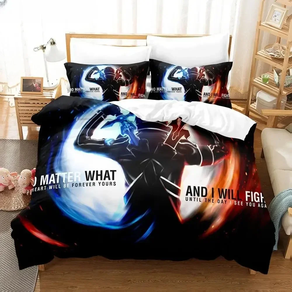 Home Textiles Online - Set Tempat Tidur Anime Sword Art
