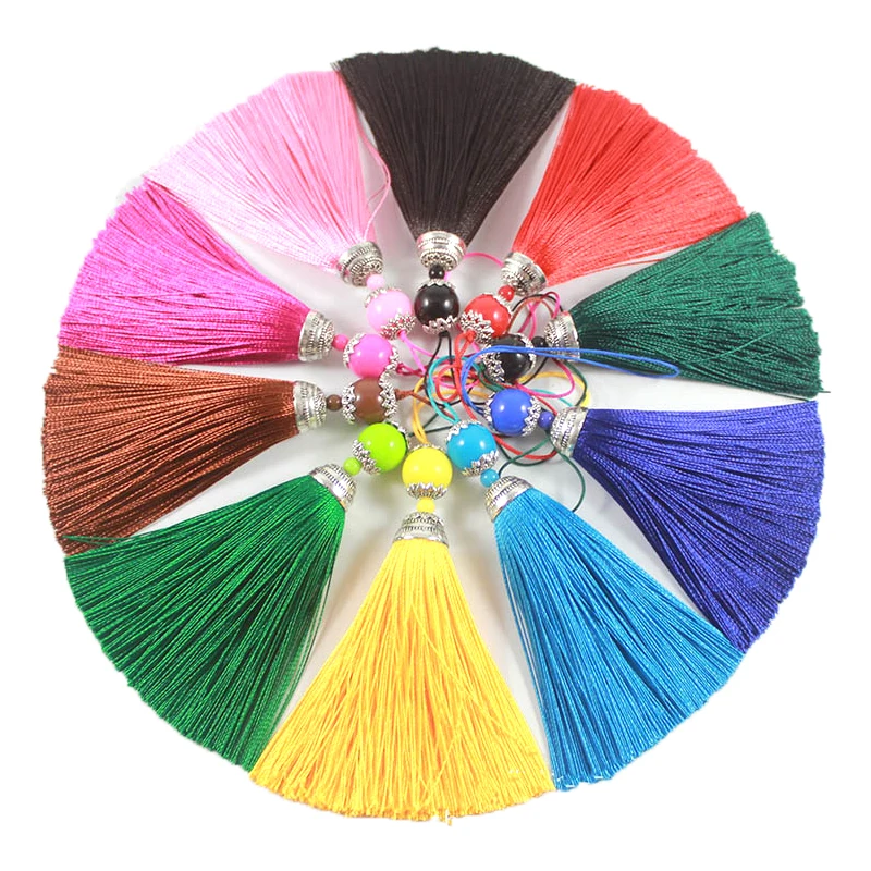 Home Ec Textiles - 2/5 Buah 8CM Rumbai Sutra dengan