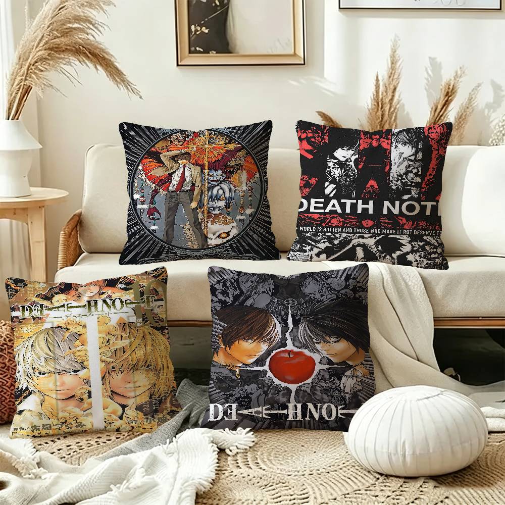 Home Textiles Notes - Sarung Bantal Anime D-Death Note Ukuran