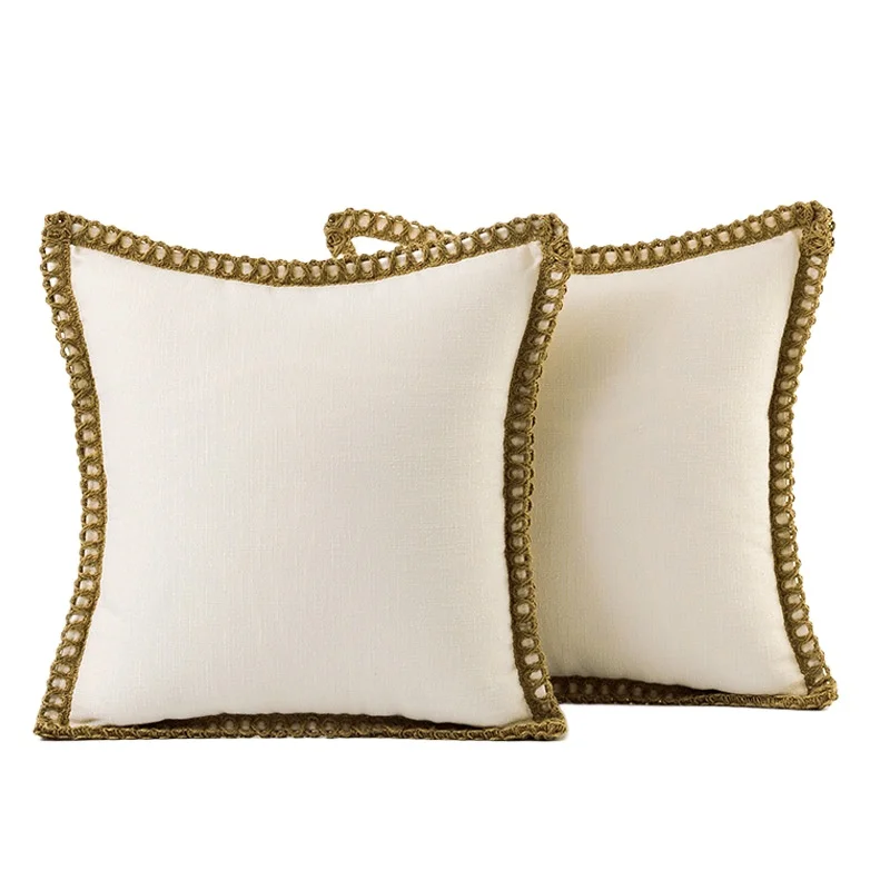 Pillow Cover 20X20 - Sarung Bantal Warna Solid Linen Katun