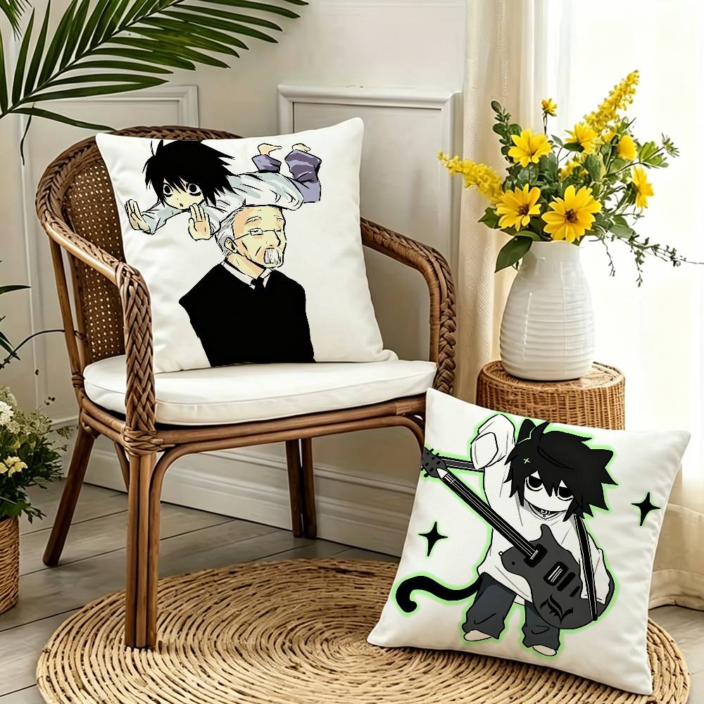Home Textiles Notes - Sarung Bantal Cetak Dua Sisi Anime