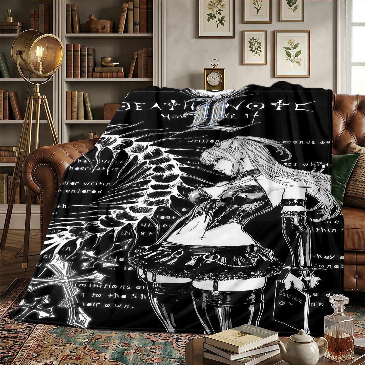Home Textiles Notes - Selimut Rumah Pola Death Note Cocok