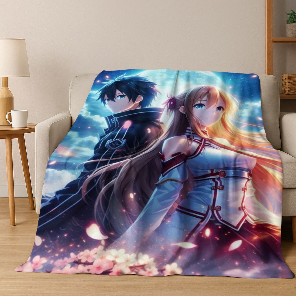 Home Textiles Online - Selimut Flanel 3D Kartun Online Seni