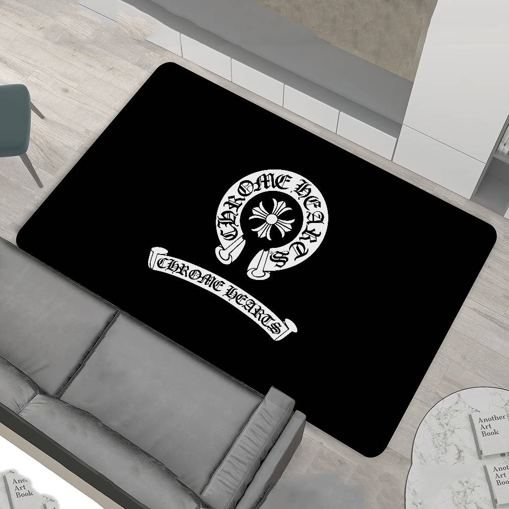 Home Textiles Inc - Keset Lantai Klasik C-Chrome H-Hearts Persegi