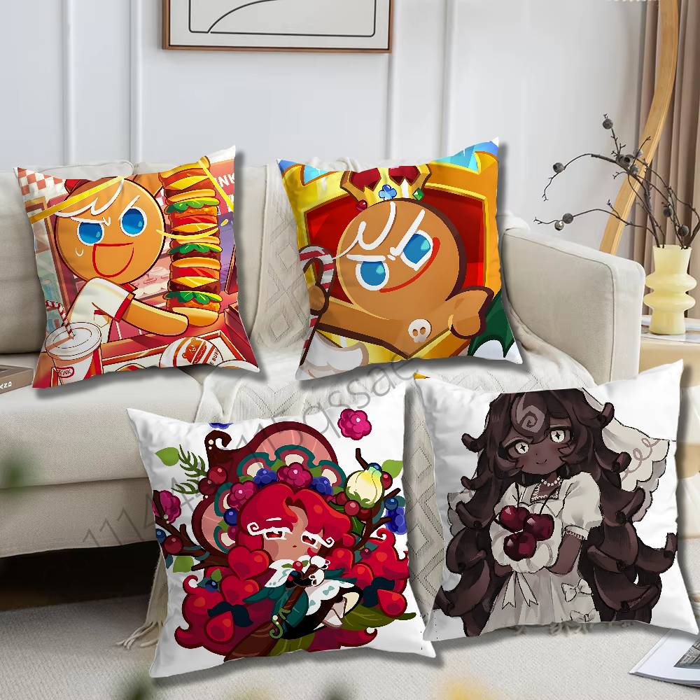 Home Textiles Inc - Sarung Bantal White Lily C-Cookie Run