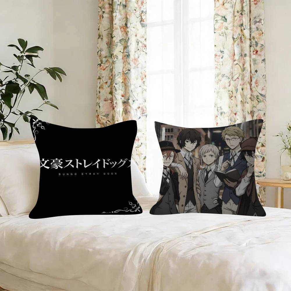 Sarung Bantal Anime B-Bungo St - Home.Textiles Cushion ulasan dan harga
