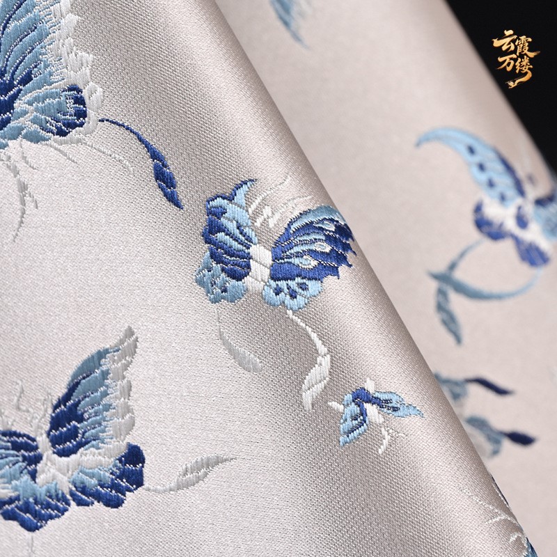 Kain bordir timbul lembut untu - Home Textiles Designer ulasan dan harga