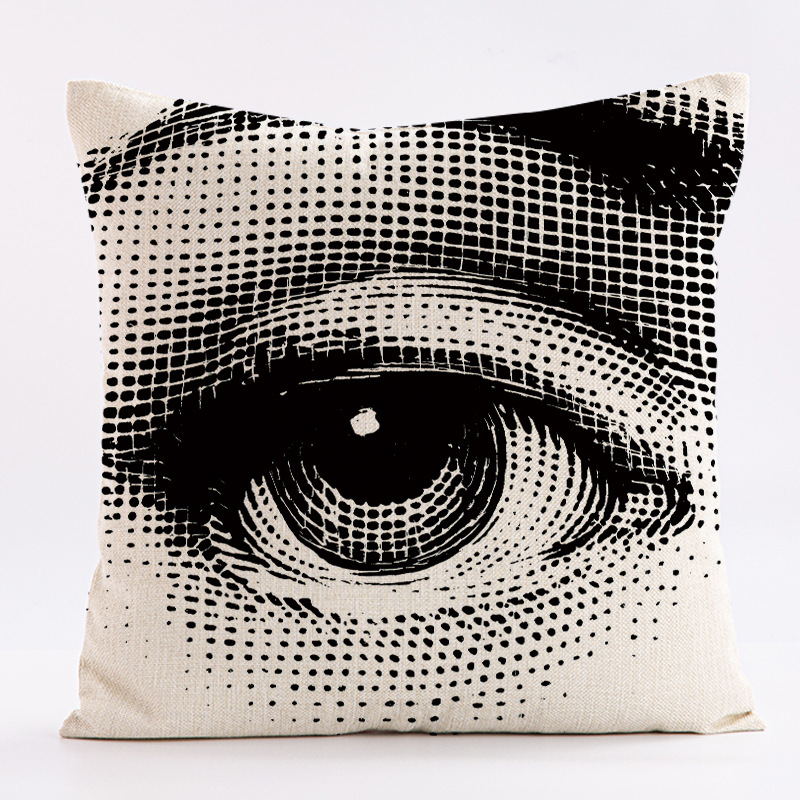 Sarung bantal motif wajah Nord - Home.Textiles Cushion ulasan dan harga