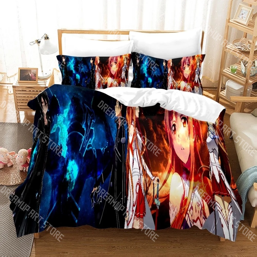 Set Sprei Anime Sword Art Onli - Home Textiles Online ulasan dan harga