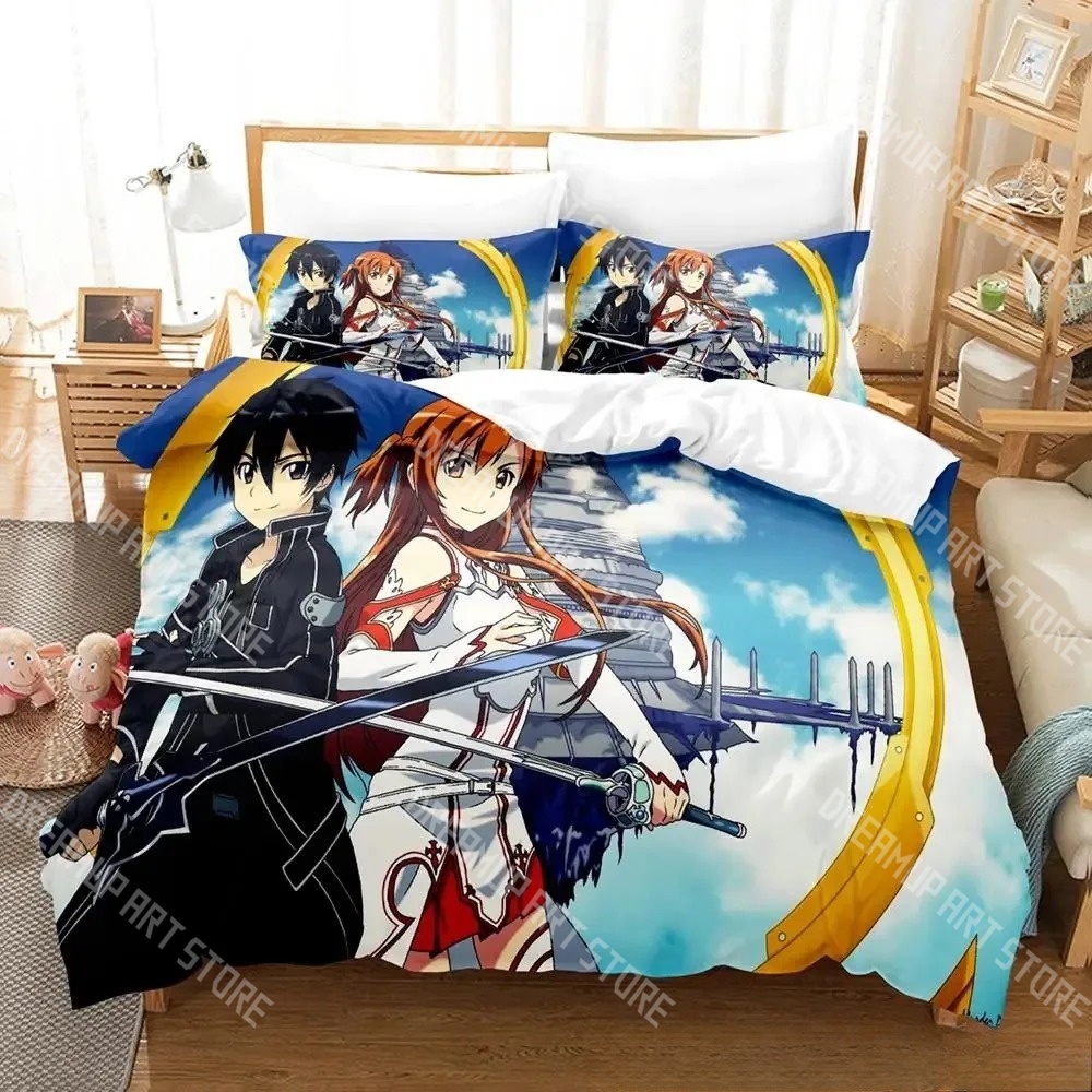 Set Sprei Anime Sword Art Onli - Home Textiles Online ulasan dan harga
