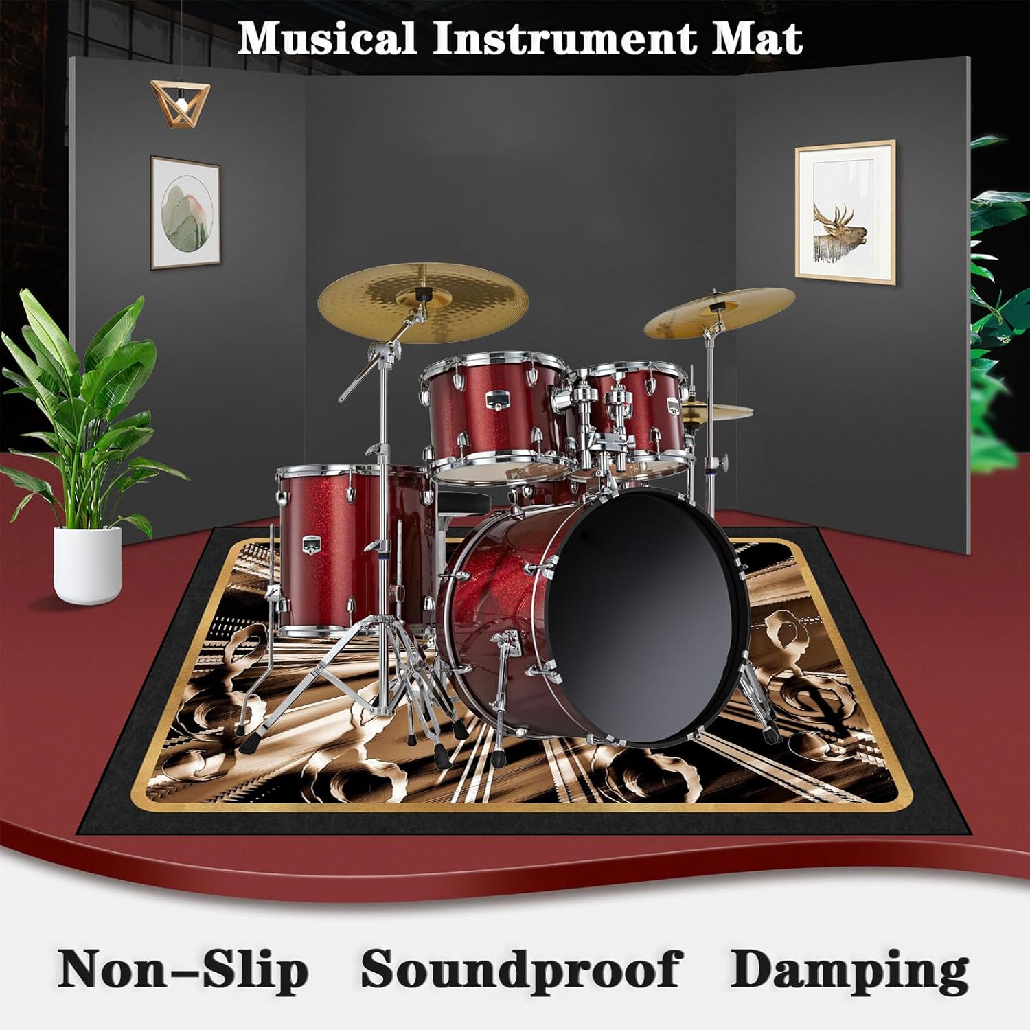 Karpet Pola Kunci G Musik, Des - Home Textiles Notes ulasan dan harga