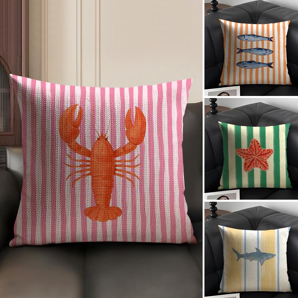 Sarung Bantal Bergaris Tema Ke - Pillow Cover 20X20 ulasan dan harga