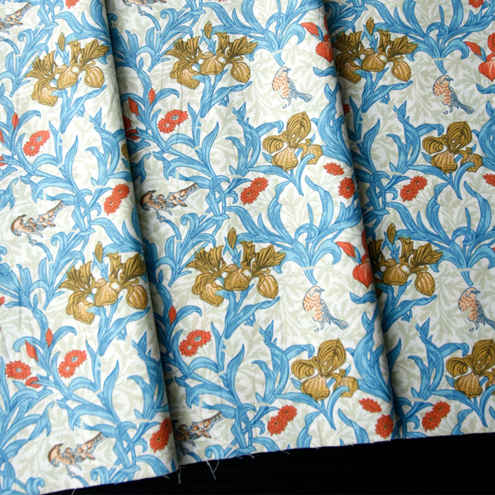 Kain Katun Poplin Retro Iris M - Home.Textiles Cushion ulasan dan harga