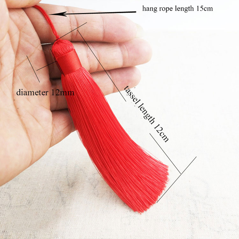 1 Buah 12CM Manik-manik Sutra  - Home Ec Textiles ulasan dan harga