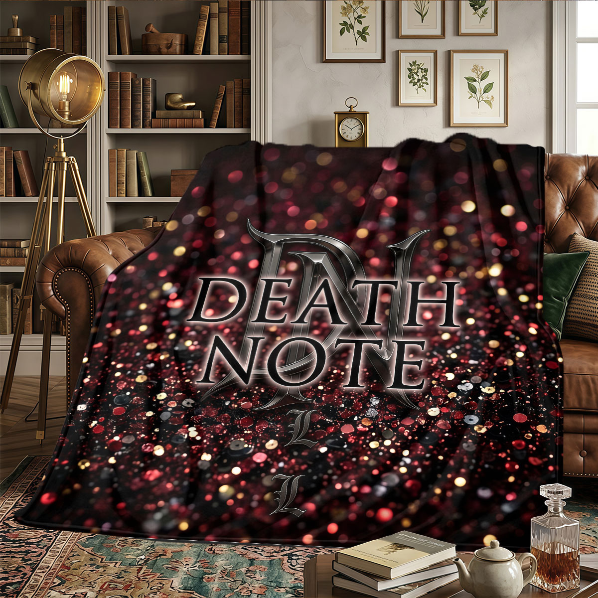 Selimut Rumah Pola Death Note  - Home Textiles Notes ulasan dan harga