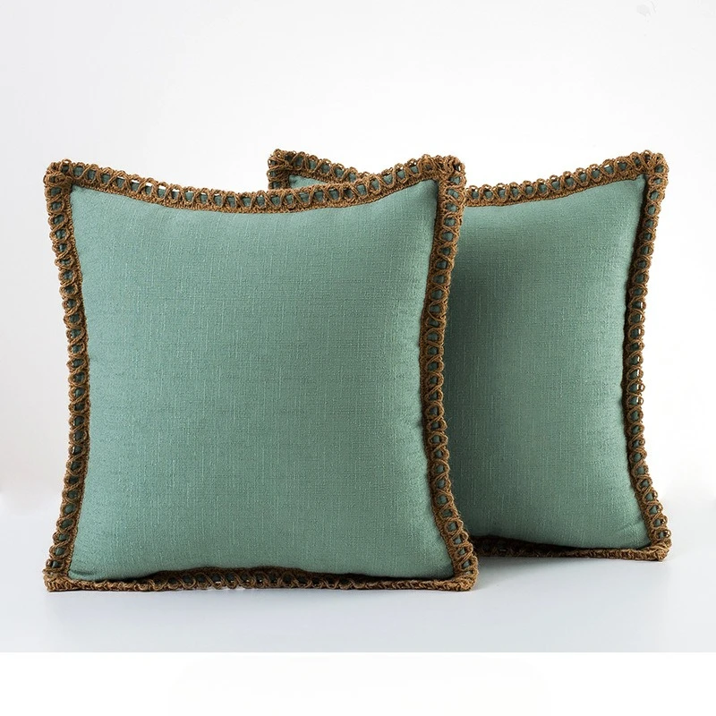 Sarung Bantal Warna Solid Line - Pillow Cover 20X20 ulasan dan harga