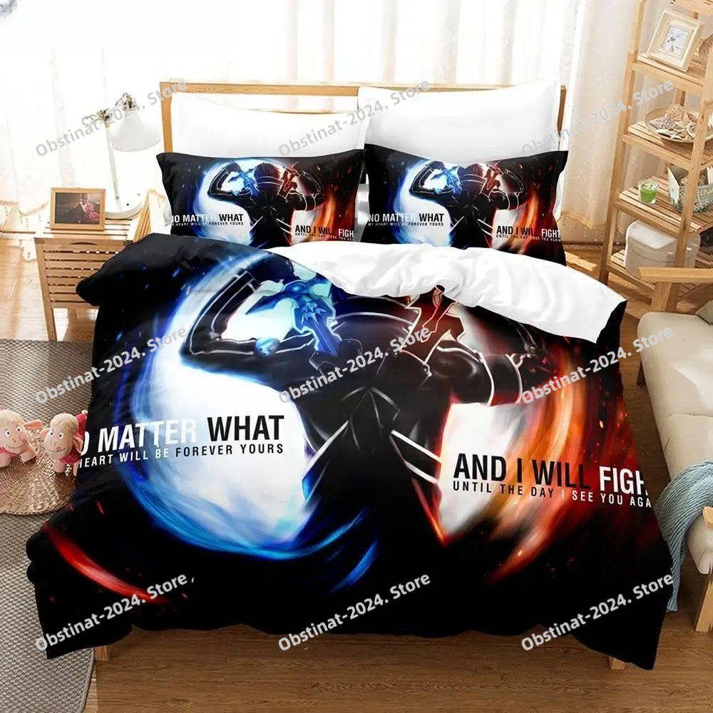 Set Sprei Anime Sword Art Onli - Home Textiles Online ulasan dan harga