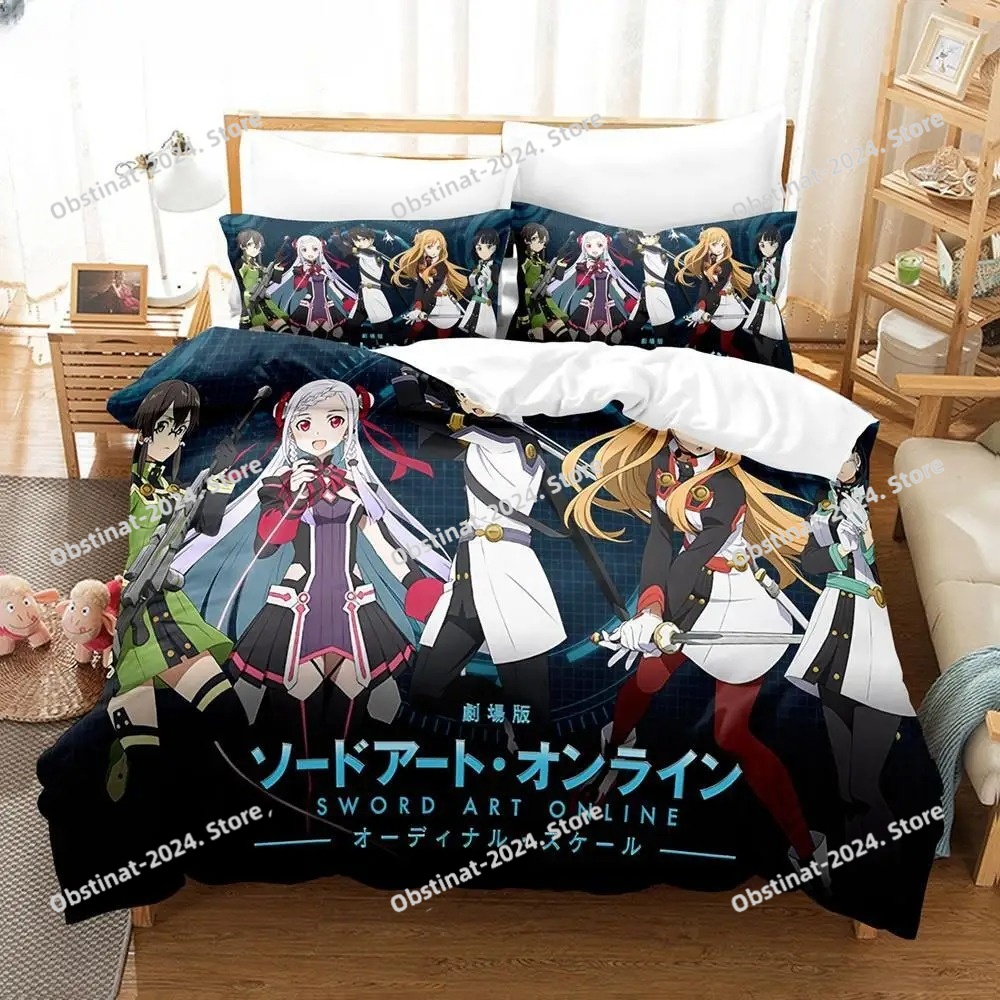 Set Sprei Anime Sword Art Onli - Home Textiles Online ulasan dan harga