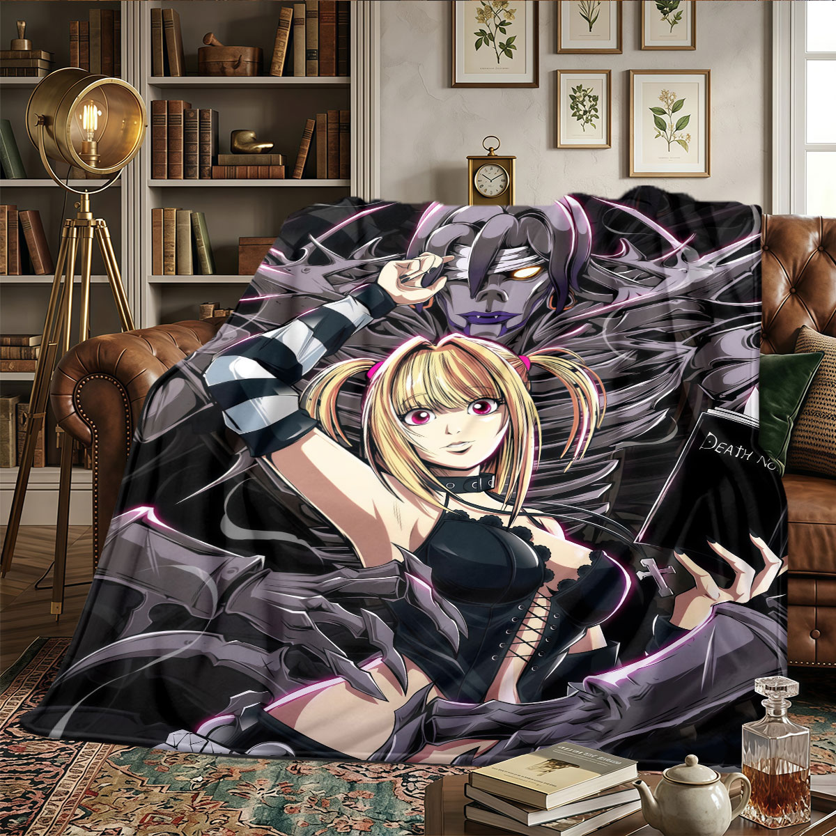 Selimut Rumah Pola Death Note  - Home Textiles Notes ulasan dan harga