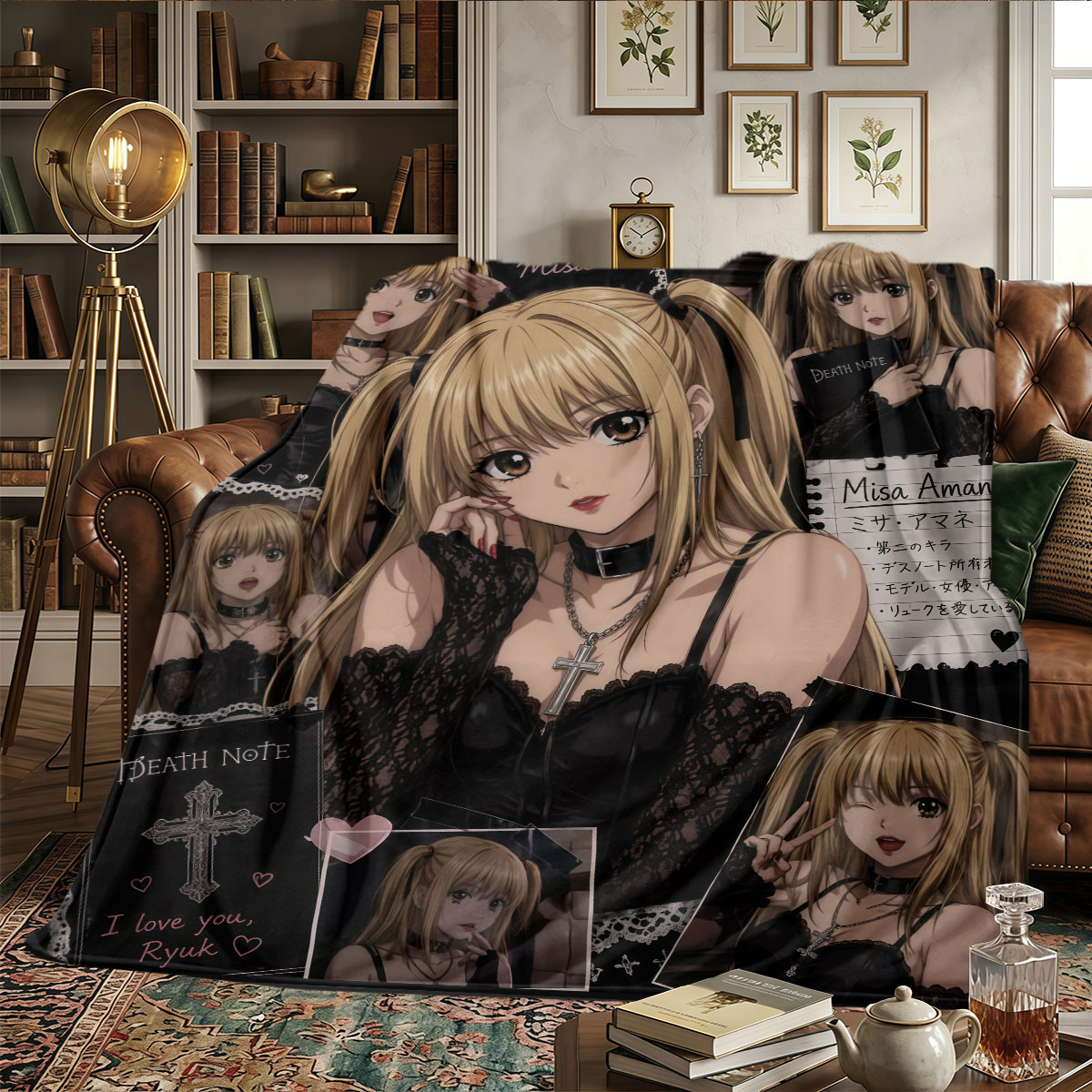 Selimut Rumah Pola Death Note  - Home Textiles Notes ulasan dan harga