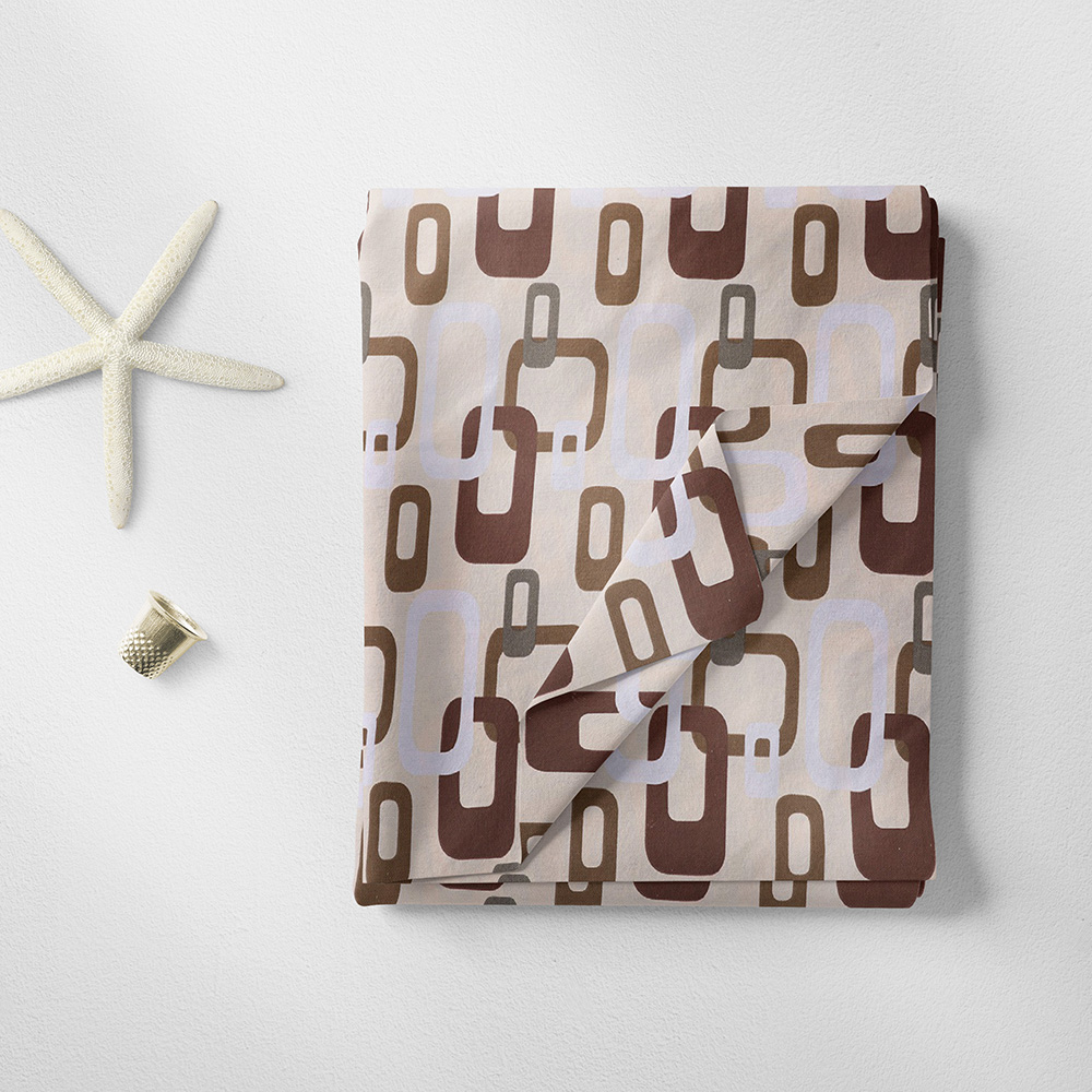 Kain Kanvas Poli-Katun - Tekst - Home Textiles Designer ulasan dan harga