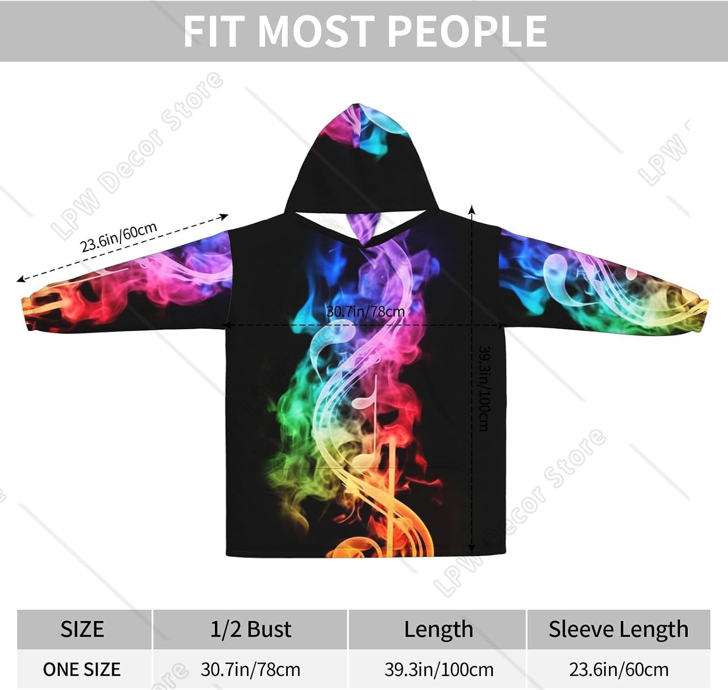 Hoodie Selimut Bermotif Not Mu - Home Textiles Notes ulasan dan harga